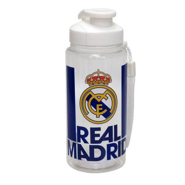 Botella de Plástico Translúcida Real Madrid 550 ML