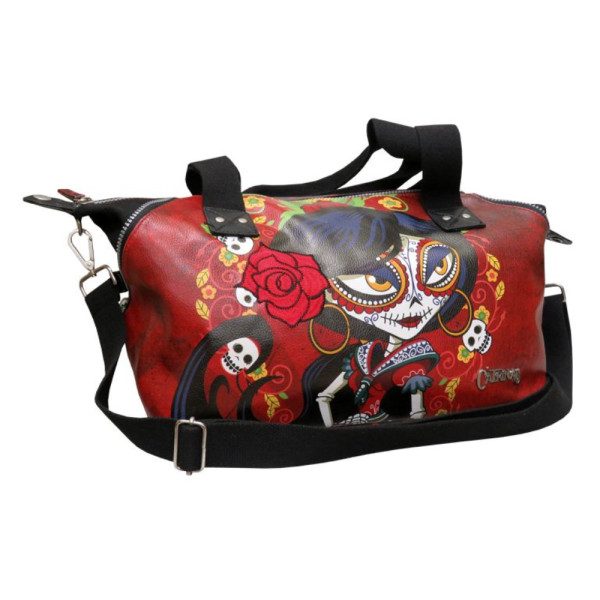 Bolso con Asas Catrinas Rosabella