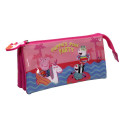 Estuche Portatodo Triple Peppa Pig Pool Party