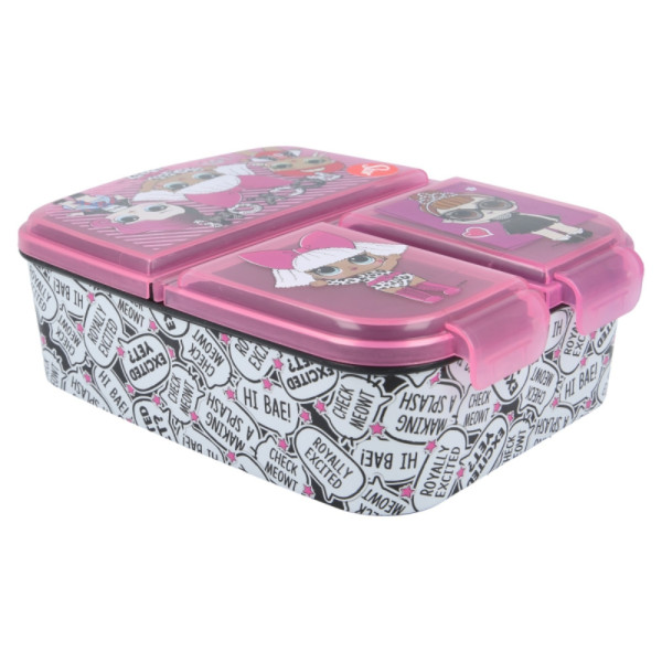 Sandwichera 3 Compartimentos LOL Surprise Rock On