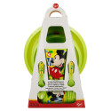 Set de Menaje Easy Mickey Mouse Watercolors Green 6 Piezas