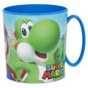 Taza Super Mario Bros De Plástico Para Microondas 350 ML