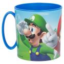 Taza Super Mario Bros De Plástico Para Microondas 350 ML