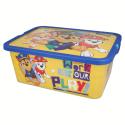 Caja Con Tapa Patrulla Canina Boy Plain 13L