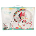 Set de Menaje Para Microondas Bebé Minnie Mouse Bows 5 Piezas