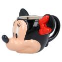 Taza Minnie Mouse Head Con Forma 3D 360 ML