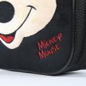 Mochila Guardería 3D Mickey Mouse Terciopelo Negro