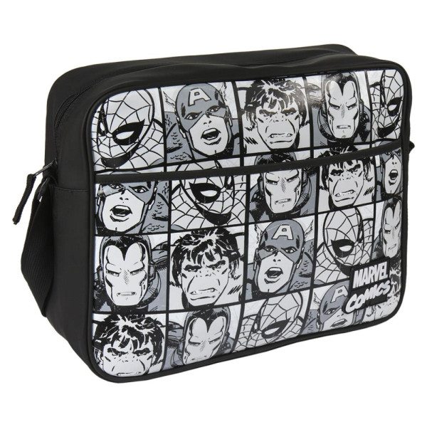Bolso Bandolera Avengers Negro