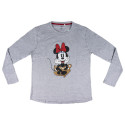 Pijama Invierno Minnie Mouse Mujer Gris