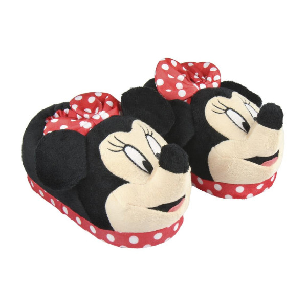 Zapatillas de Casa 3D Minnie Mouse Niña Negras