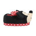 Zapatillas de Casa 3D Minnie Mouse Niña Negras