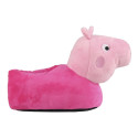Zapatillas de Casa 3D Peppa Pig Niña Rosas