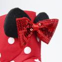 Zapatillas De Casa Bota Minnie Mouse Niña Rojas Lunares