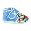 Zapatillas de Casa Media Bota Mickey Mouse Niño Azul Claro