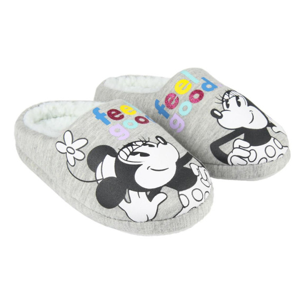 Zapatillas de Casa Minnie Mouse Niña Grises