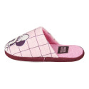 Zapatillas de Casa Minnie Mouse Niña Rosas A Cuadros