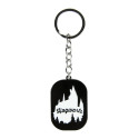 Llavero de Metal Harry Potter Hogwarts Negro