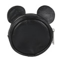 Monedero Redondo 3D Minnie Mouse Negro