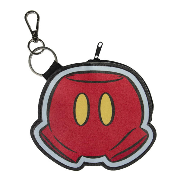 Llavero Monedero Mickey Mouse Pantalón Rojo