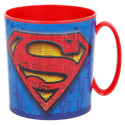 Taza Superman de Plástico Para Microondas 350 ML