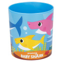 Taza Baby Shark de Plástico Para Microondas 350 ML