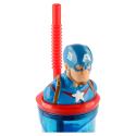 Vaso Capitán América Figura 3D 360 ML