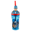 Vaso Capitán América Figura 3D 360 ML