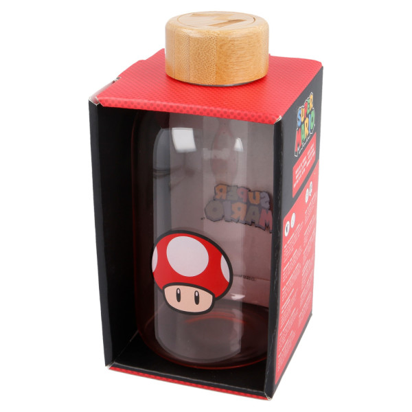 Botella de Cristal Super Mario 620 ML