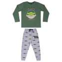 Pijama Invierno Star Wars The Mandalorian The Child Niño Verde