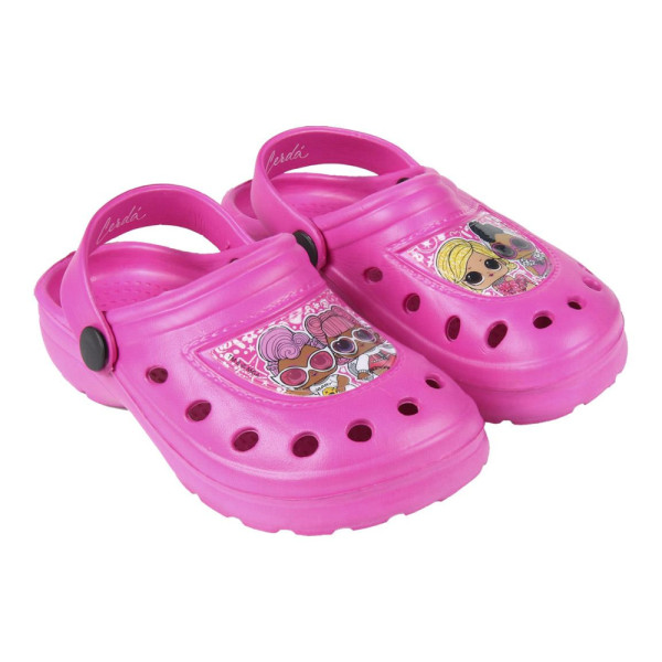 Zuecos Clogs LOL Surprise Fucsia
