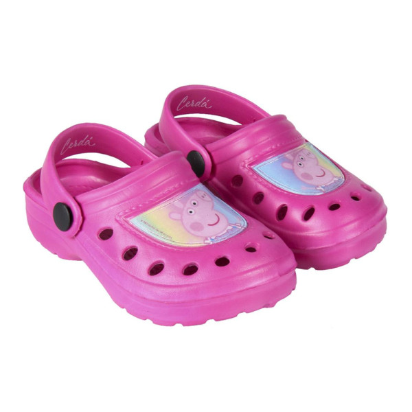 Zuecos Clogs Peppa Pig Fucsia