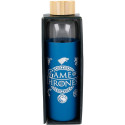 Botella de Cristal con Funda de Silicona Juego de Tronos 585 ML