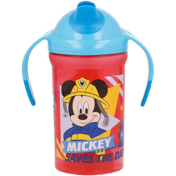 Vaso de Entrenamiento con Luz Mickey Mouse To The Rescue 300 ML