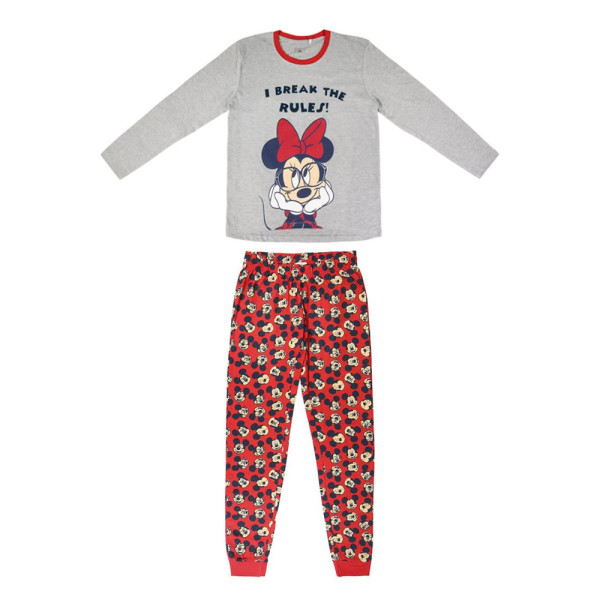 Pijama Invierno Minnie Mouse Niña I Brake The Rules!