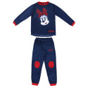 Pijama Invierno Minnie Mouse Niña Azul Velour