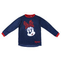 Pijama Invierno Minnie Mouse Niña Azul Velour