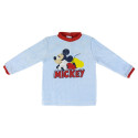 Pijama Invierno Mickey Mouse Bebé Velour Rayas
