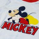 Pijama Invierno Mickey Mouse Bebé Velour Rayas