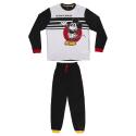Pijama Invierno Mickey Mouse Hombre Negro Retro