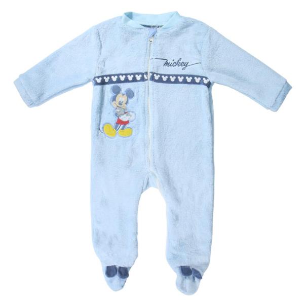 Pijama Dormilón Mickey Mouse Bebé Celeste
