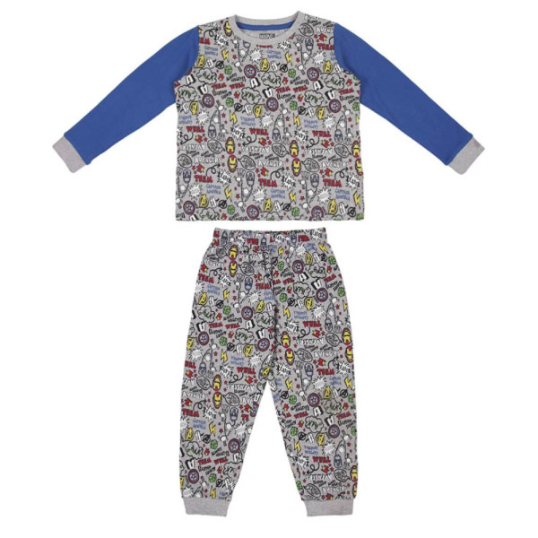 Pijama Invierno Avengers Niño Estampados