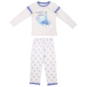 Pijama Invierno Frozen Niña Blanco Follow Heart