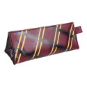 Estuche Portatodo Triangular Harry Potter Burdeos A Cuadros