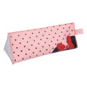 Estuche Portatodo Triangular Minnie Mouse Rosa con Lunares