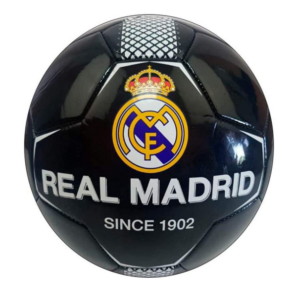 Balón Real Madrid Grande Negro Raya