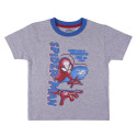 Pijama Verano Spiderman Niño Gris