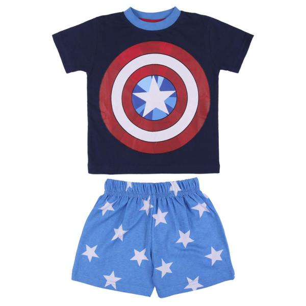 Pijama Verano Capitán América Niño