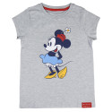 Pijama Verano Minnie Mouse Niña Gris