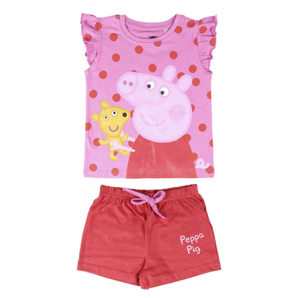 Pijama Verano Peppa Pig Niña Rosa