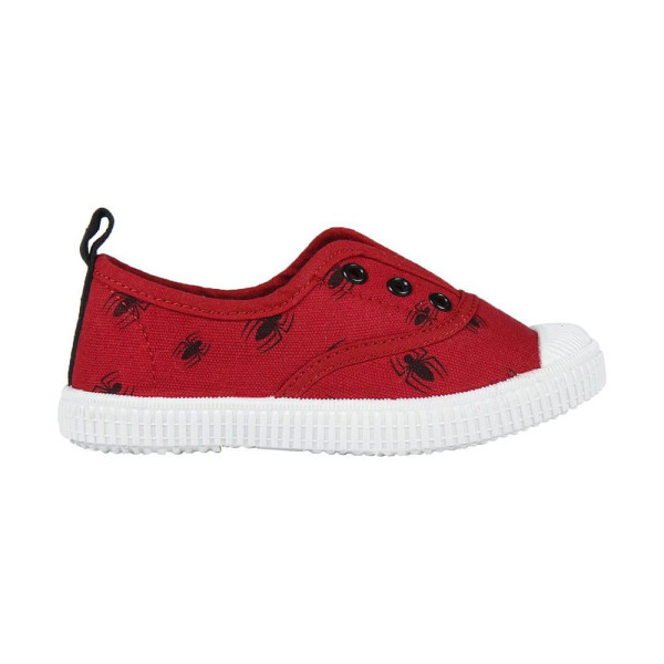 Zapatillas de Loneta Spiderman Niño Rojas Arañas